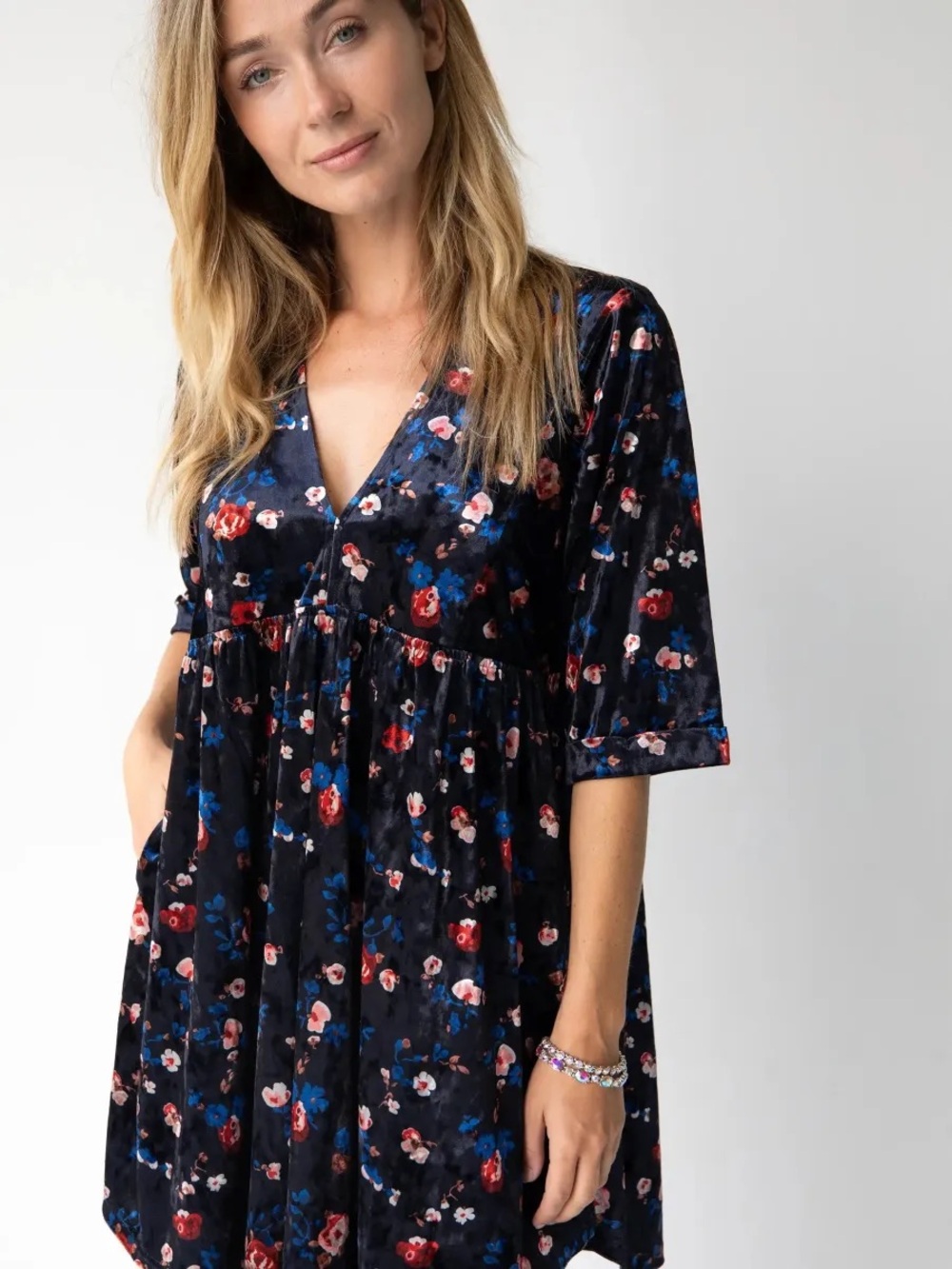 Natural Life Stella Velvet Dress